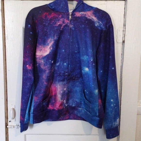 Galaxy Zip up Hoodie - Picture 1 of 3